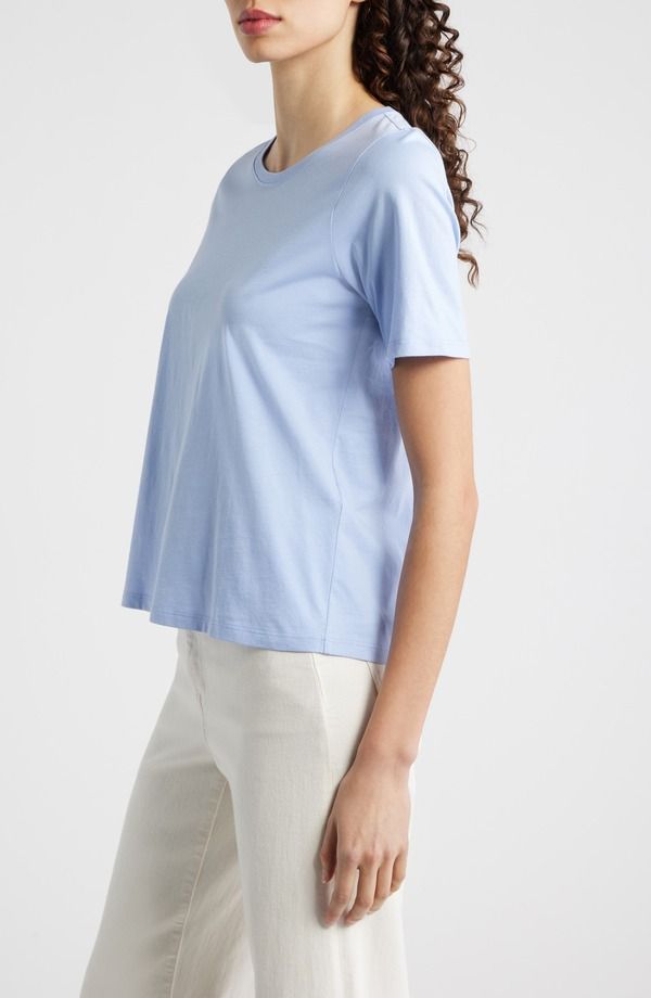 エイリーンフィッシャー レディース トップス Tシャツ クルーネック コットン Eileen Fisher Crewneck Organicotton TShirt Myrtl