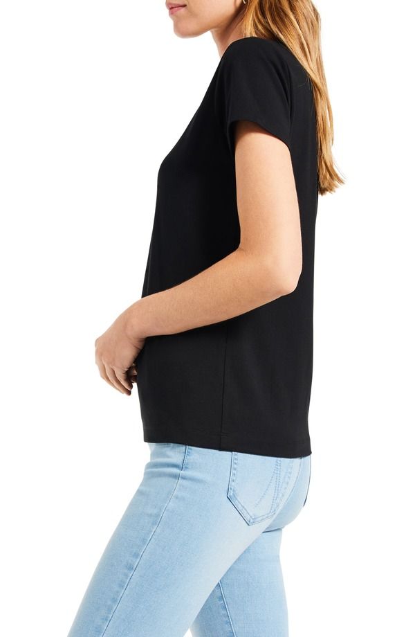 ニックプラスゾーイ レディース トップス Tシャツ クルーネック NICZOE Perfect Crewneck TShirt Black Onyx ブラック ニックプラスゾーイ レディース トップス Tシャツ クルーネック NICZOE Perfect Crewneck TShirt Black Onyx ブラック