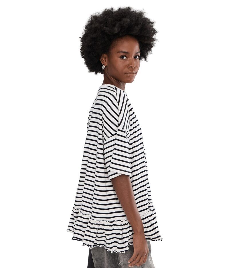 フリーピープル レディース トップス シャツ Free People We The Free The Mostriped Tee BlackWhite Combo ホワイト