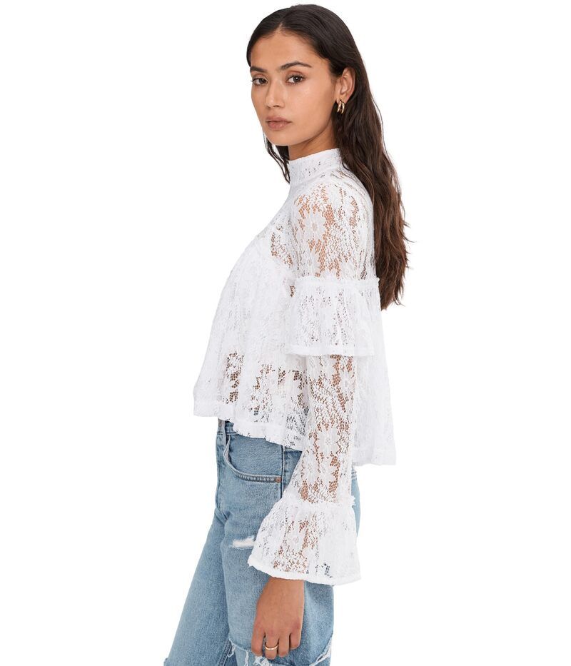 フリーピープル レディース トップス シャツ レース Free People Lilabeth Lace Top Clean Ivory アイボリー フリーピープル レディース トップス シャツ レース Free People Lilabeth Lace Top Clean Ivory アイボリー