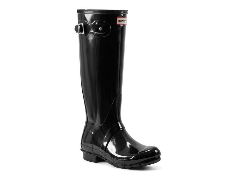 ハンター レディース シューズ ブーツ・レインブーツ トール HUNTEROriginal Tall Gloss Rain Boot Womens Black ブラック