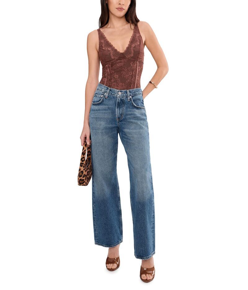 フリーピープル レディース トップス シャツ ボディースーツ Free People Sayou Love Me Bodysuit Mink ミンク