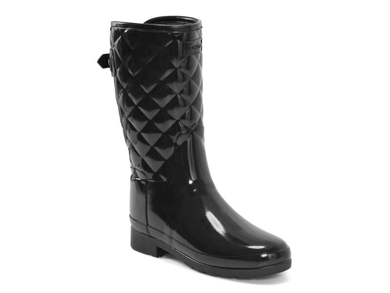 ハンター レディース シューズ ブーツ・レインブーツ スリムフィット キルティング HUNTERAdjustable Quilted Refined Slim Fit Short Rain Boot