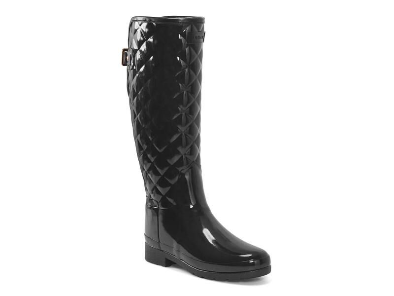 ハンター レディース シューズ ブーツ・レインブーツ スリムフィット キルティング トール HUNTERRefined Adjustable Quilted Slim Fitall Rain Boot