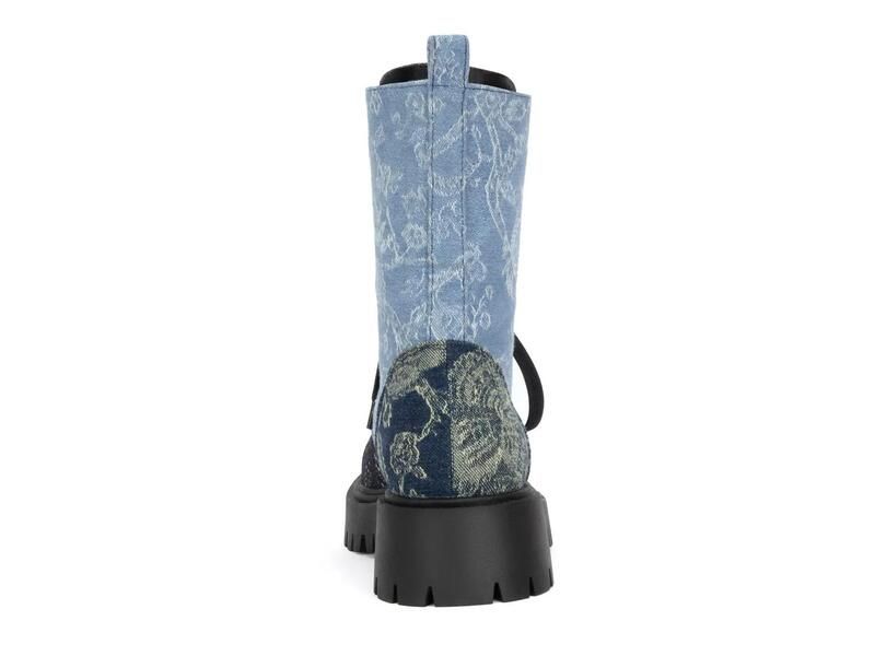 アザレア ワン レディース シューズ ブーツ・レインブーツ Azalea WangProvidence Combat Boot Blue DenimMulticolor デニム アザレア ワン レディース シューズ ブーツ・レインブーツ Azalea WangProvidence Combat Boot Blue DenimMulticolor デニム