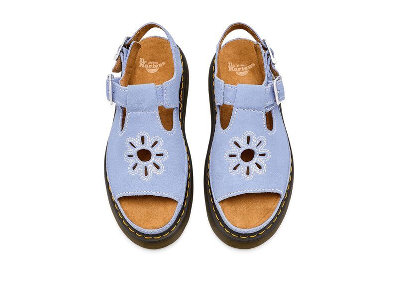 ドクターマーチン レディース シューズ サンダル Dr Martens Dunnet Flower Cornflower Blue ブルー
