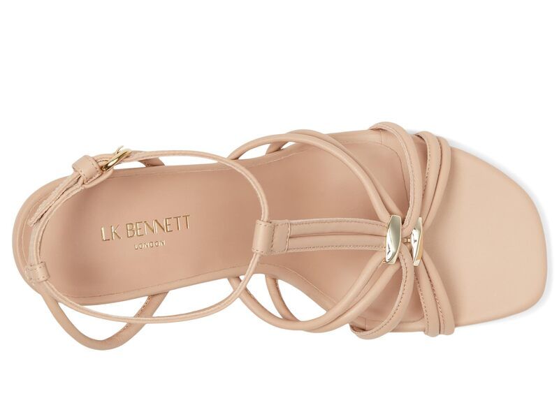 エルケーベネット レディース シューズ ヒール サンダル LK Bennett Noelle Tubular Oloid Sandals Trench
