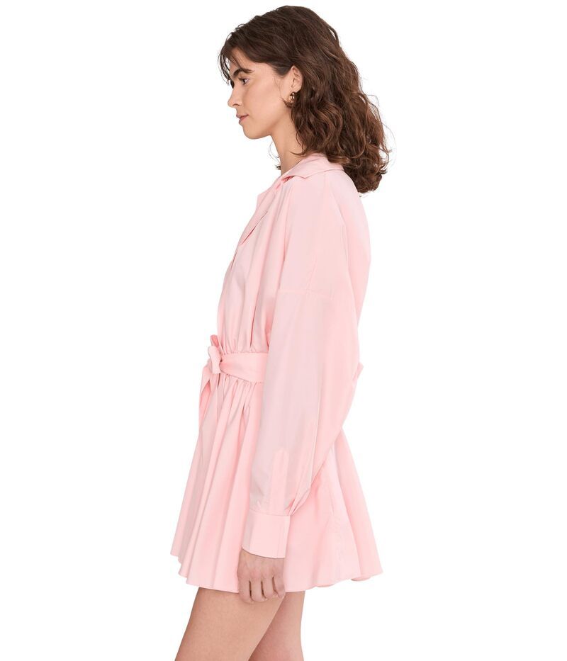 ノーマカマリ レディース トップス ワンピース ミニ シャツ Norma Kamali Super Oversized Boyfriend NK Shirt Flared Mini Dress Bal