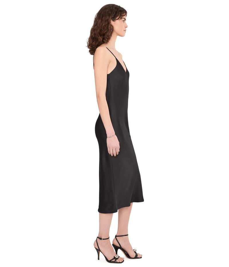 ノーマカマリ レディース トップス ワンピース Norma Kamali Biaslip Dress To Midcalf Black ブラック