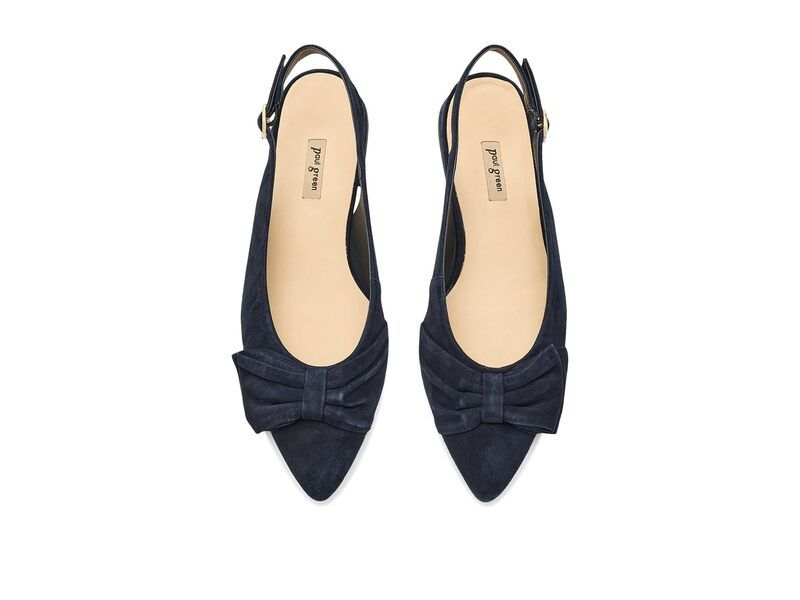 ポール・グリーン レディース シューズ ヒール サンダル Paul Green Daniela Sandals Blue Suede ブルー