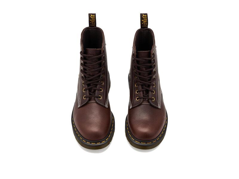 ドクターマーチン レディース シューズ ブーツ・レインブーツ Dr Martens 1460 Pascal Flower Dark Brown ブラウン