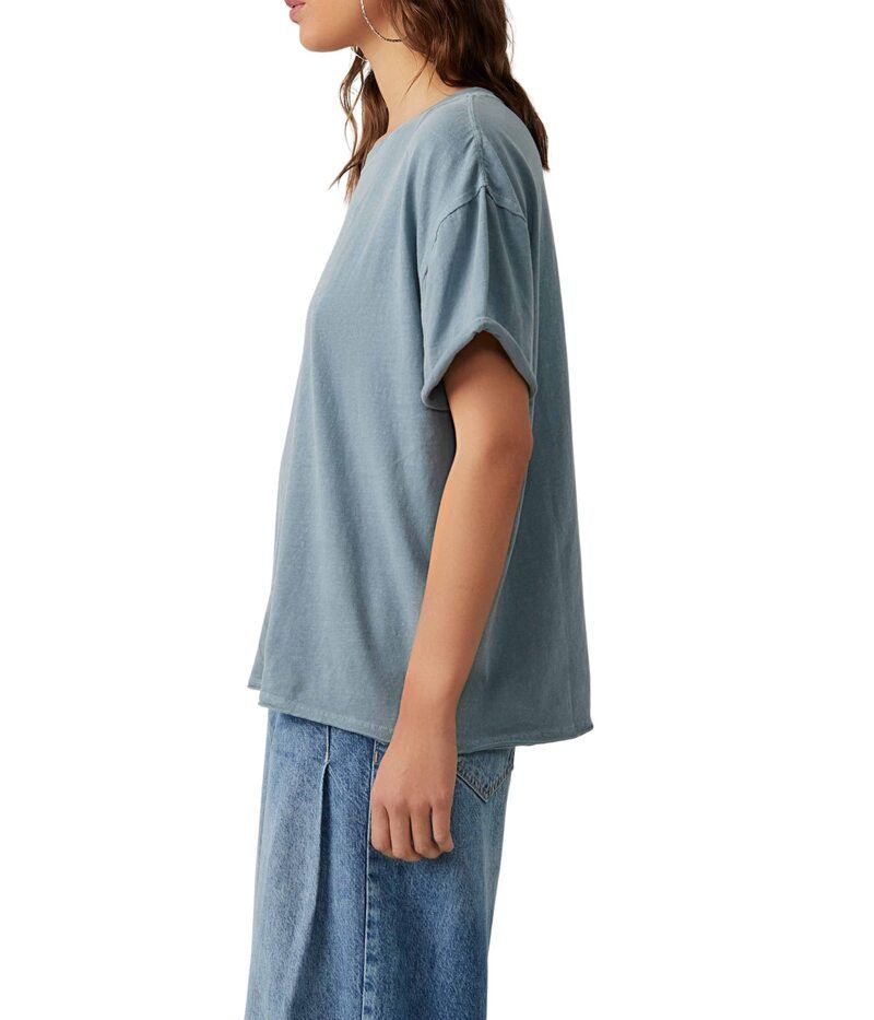 フリーピープル レディース トップス シャツ Free People Nina Tee Blue Mirage ブルー