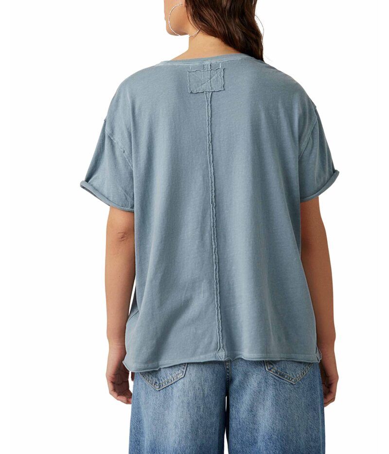 フリーピープル レディース トップス シャツ Free People Nina Tee Blue Mirage ブルー