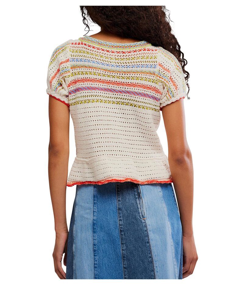 フリーピープル レディース トップス シャツ Free People Friendshipullover Tofu Combo フリーピープル レディース トップス シャツ Free People Friendshipullover Tofu Combo