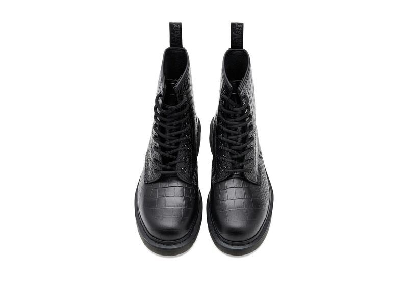 ドクターマーチン レディース シューズ ブーツ・レインブーツ Dr Martens 1460 Croco Black ブラック