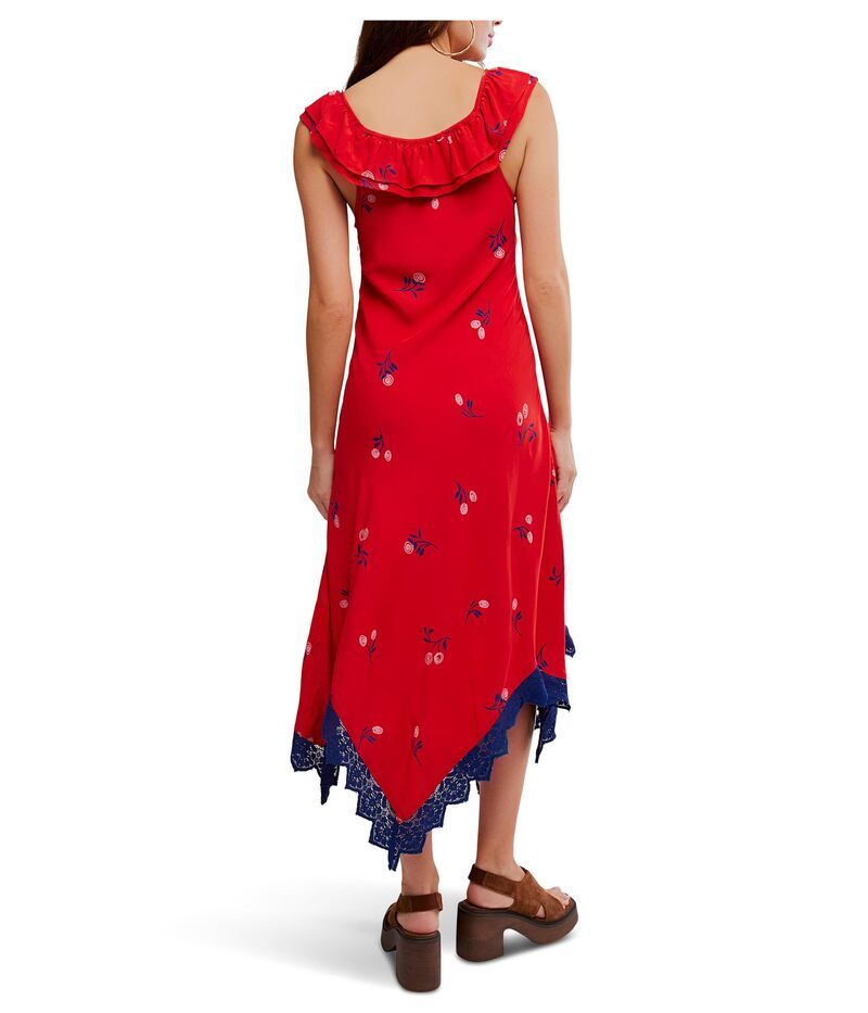 フリーピープル レディース トップス ワンピース ミディ Free People Flock Together Midi Cherry Combo