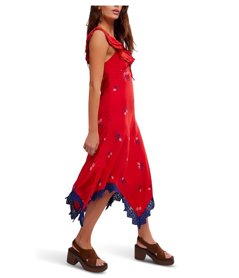 フリーピープル レディース トップス ワンピース ミディ Free People Flock Together Midi Cherry Combo