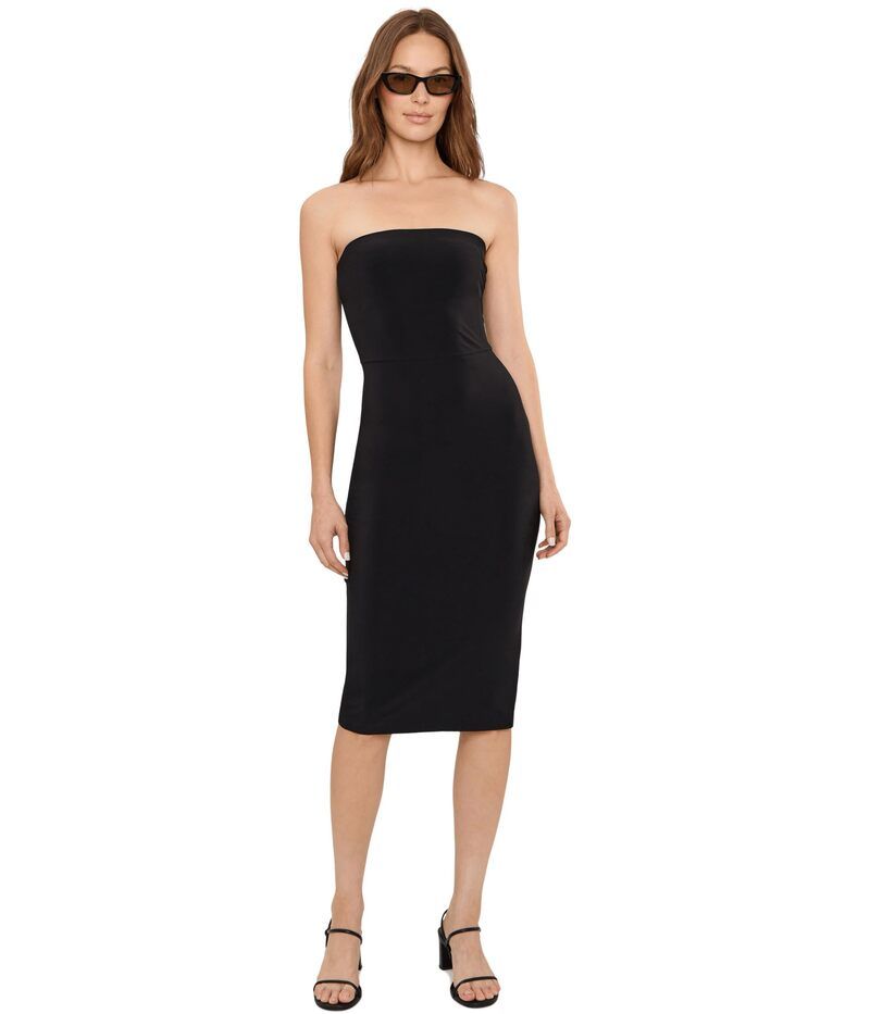 ノーマカマリ レディース トップス ワンピーストラップレス Norma Kamali Strapless Dress To Knee 26 Black ブラック