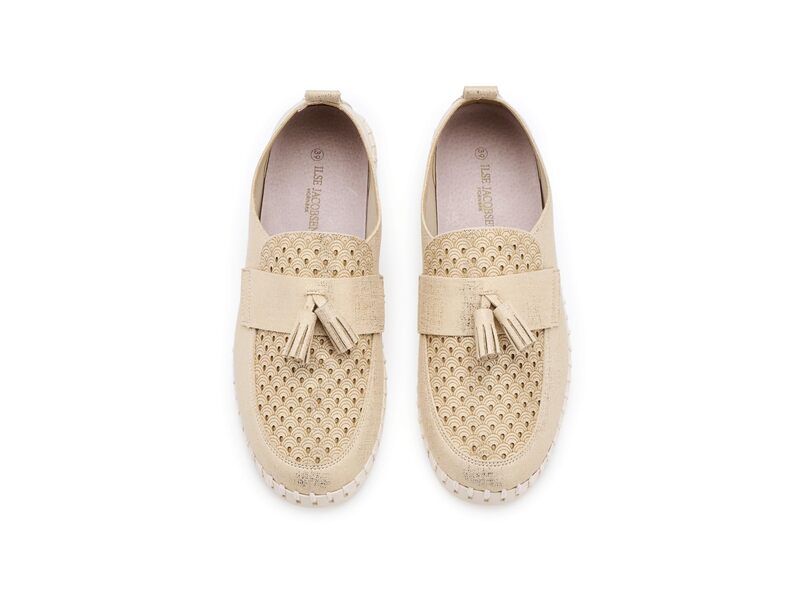 イルセヤコブセン レディース シューズ スリッポン・ローファー Ilse Jacobsen Tulip3890 Platin Camel キャメル