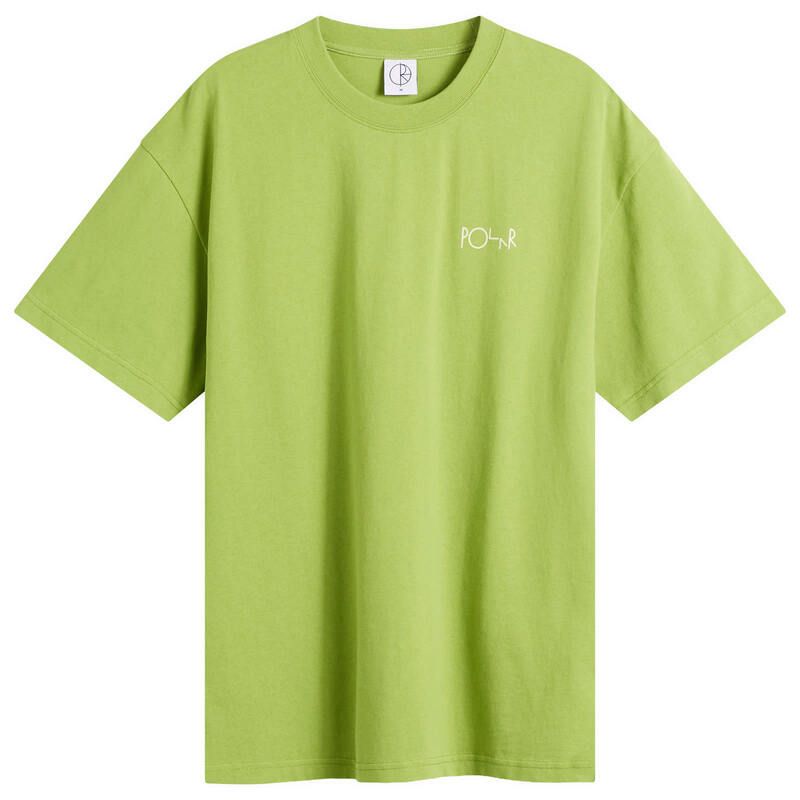 ポーラー スケート カンパニー メンズ トップス Tシャツ コントラスト ロゴ Polar Skate Co Stroke Logo ContrastShirt Peridot
