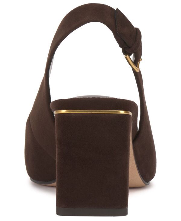 ヴィンスカムート レディース シューズ パンプス Vince Camuto Womens Hamden Slingback Pumps Brownie Suede ヴィンスカムート レディース シューズ パンプス Vince Camuto Womens Hamden Slingback Pumps Brownie Suede