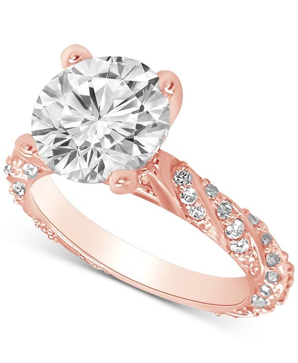 バッジェリーミシュカ レディース アクセサリー リング Badgley Mischka Certified Lab Grown Diamond Solitaire Twist Engagement R 459,520円