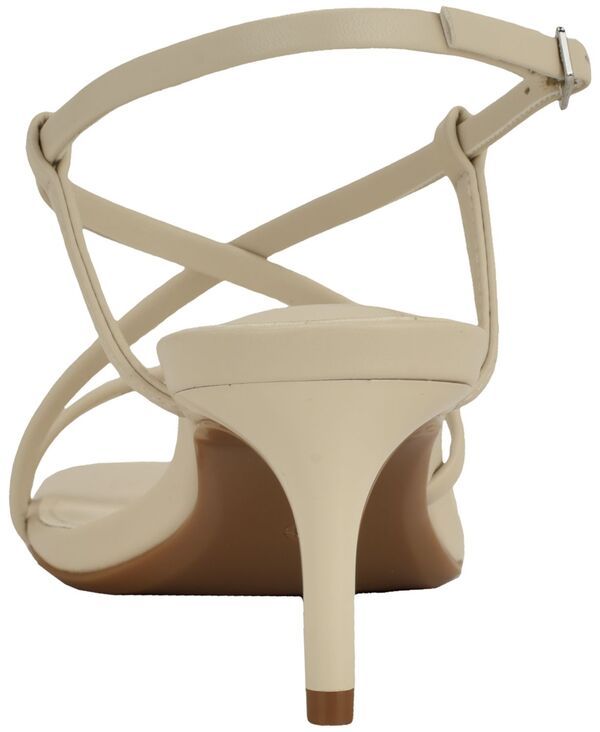 カルバンクライン レディース シューズ サンダル Calvin Klein Womens Ishaya Strappy Low Stiletto Sandals Tofu カルバンクライン レディース シューズ サンダル Calvin Klein Womens Ishaya Strappy Low Stiletto Sandals Tofu