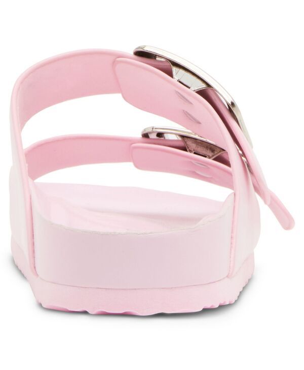 マッデンガール レディース シューズ サンダル Madden Girl Bodie Buckle Footbed Slide Sandals Pretty Pink ピンク