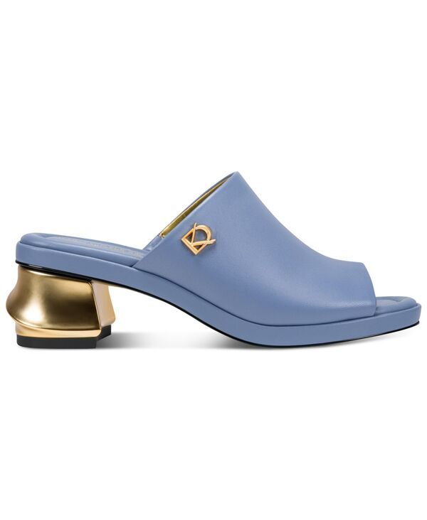 ダナ キャラン ニューヨーク レディース シューズ サンダル レザー Donna Karanew York Womens Tinley Leather Peep Toe Mules Tempest