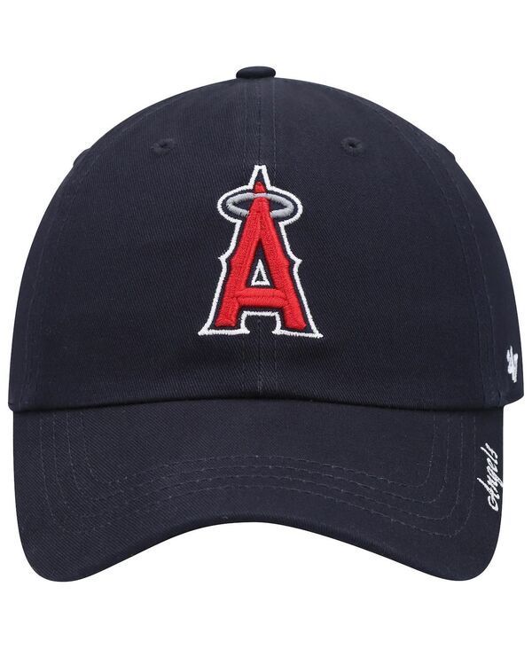 47 ブランド レディース アクセサリー 帽子 47 Brand Womens 47 Navy Los Angeles Angels Teamiata Clean Up Adjustable Hat