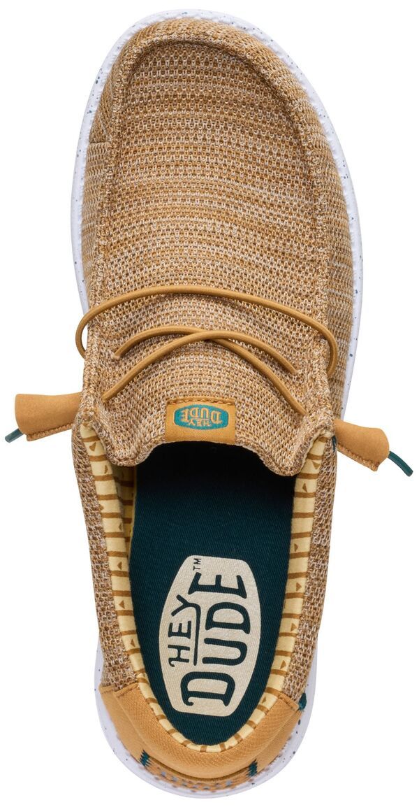 ヘイデュード メンズ シューズ スニーカー Hey Dude Wally Stretch Sox Shoes BoneBrown ブラウン