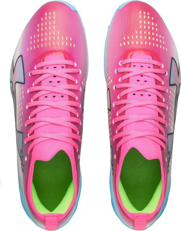 アンダーアーマー レディース シューズ スニーカー Under Armour Blur Pro Football Cleats PinkBlueBlack ブラック アンダーアーマー レディース シューズ スニーカー Under Armour Blur Pro Football Cleats PinkBlueBlack ブラック