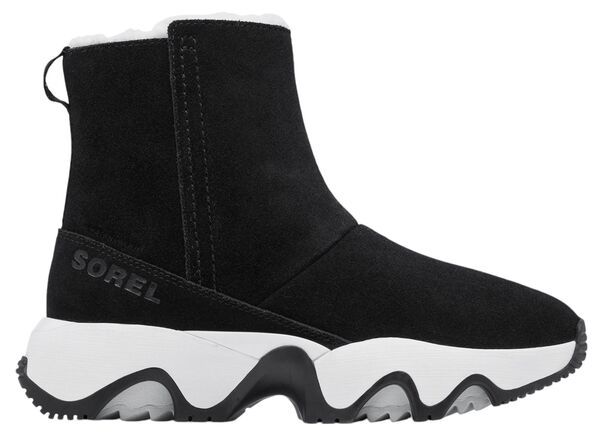 ソレル レディース シューズ ブーツ・レインブーツ SOREL Womens Kinetic Impact Short Waterproof Boots BlackSea Salt ブラック