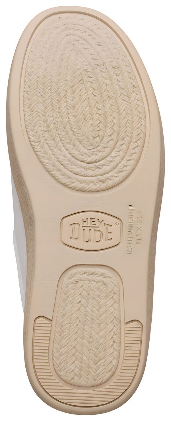 ヘイデュード レディース シューズ スニーカー Hey Dude Austin Lift Espadrille Woven SlipOn Shoes Egret