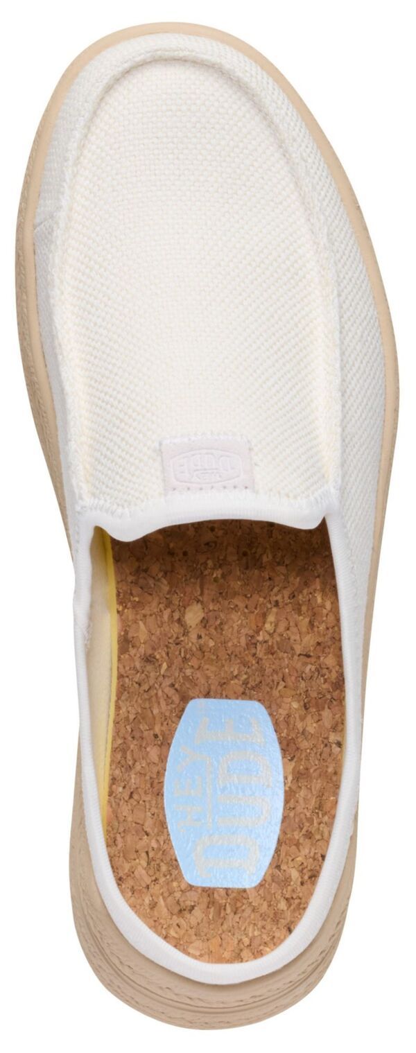 ヘイデュード レディース シューズ スニーカー Hey Dude Austin Lift Espadrille Woven SlipOn Shoes Egret