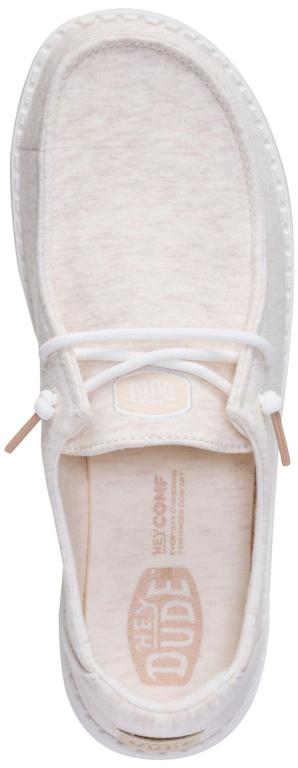 ヘイデュード レディース シューズ スニーカー ジャージー Hey Dude Womens Wendy Jersey Stretch Shoes Oatmeal オートミール