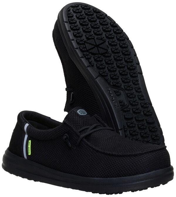 ヘイデュード レディース シューズ スニーカー Hey Dude Womens Wendy Work Composite Toe Shoes Black ブラック