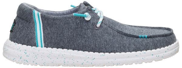ヘイデュード レディース シューズ スニーカー ジャージー Hey Dude Womens Wendy Stretch Jersey Varsity Shoes Black ブラック