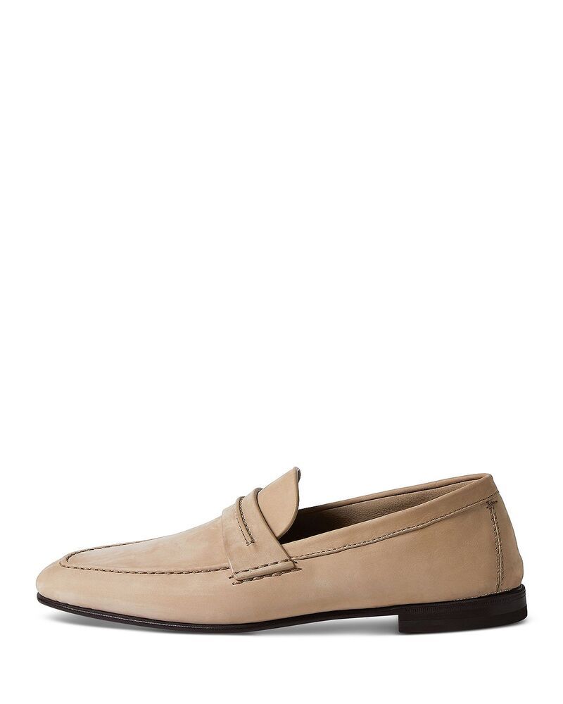 ゼニア レディース シューズ スリッポン・ローファー ZEGNA SECONDSKIN Mocassin Loafers Beige ベージュ