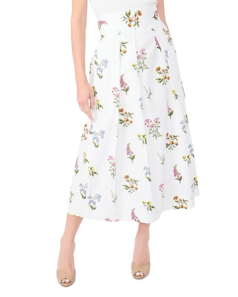 テッドベーカー レディース ボトムスカート プリーツ Ted Bakerihana Wide Waistband Pleated Skirt Vanilla Ice