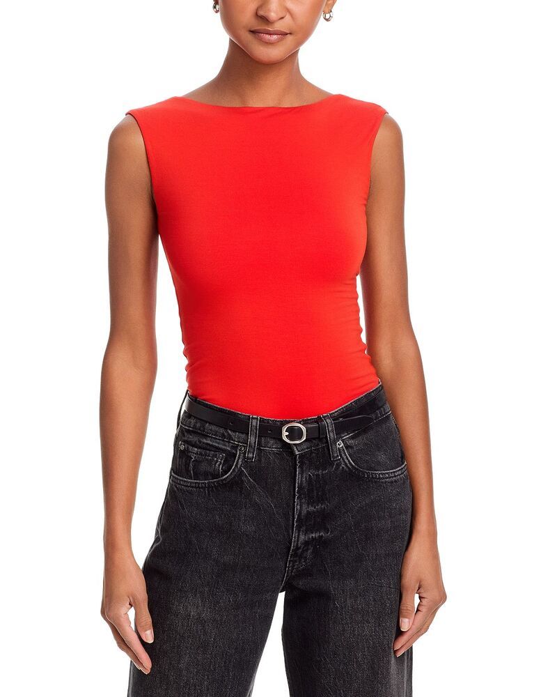 ラグアンドボーン レディース トップス タンクトップ rag bone Luca Reversible Tank Top Bright Red レッド