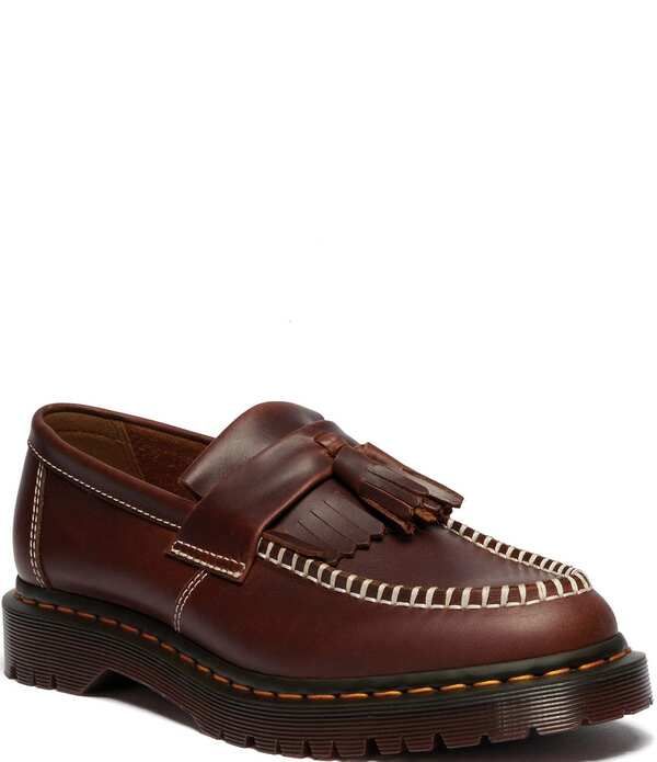 ドクターマーチン メンズ シューズ スリッポン・ローファー Dr Martens Mens Adrian Ben Tasseloafers Butterscotch