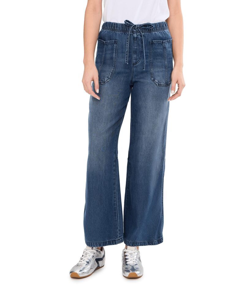 スプレンディット レディース ボトムス カジュアルパンツ デニム Splendid Lounge Denim Straight Pants Dark Rinse デニム