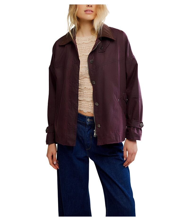 フリーピープル レディース アウター コート ジャケット Free People We The Free Cori Waxed Jacket Port Royal