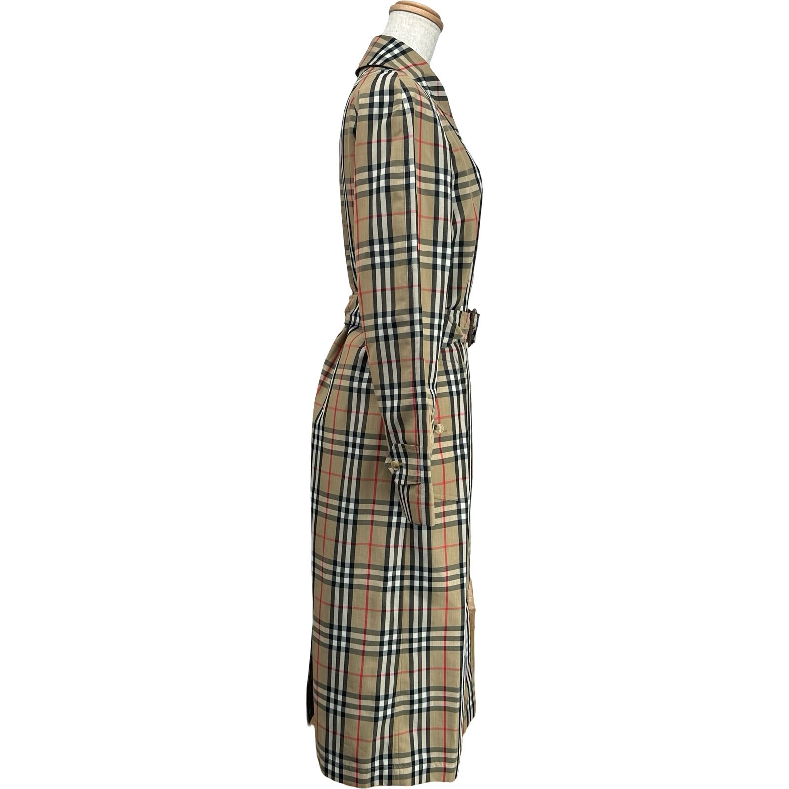 美品　バーバリー　4点 バーバリー BURBERRY チェック柄スプリングコート 8008846 ベージュ