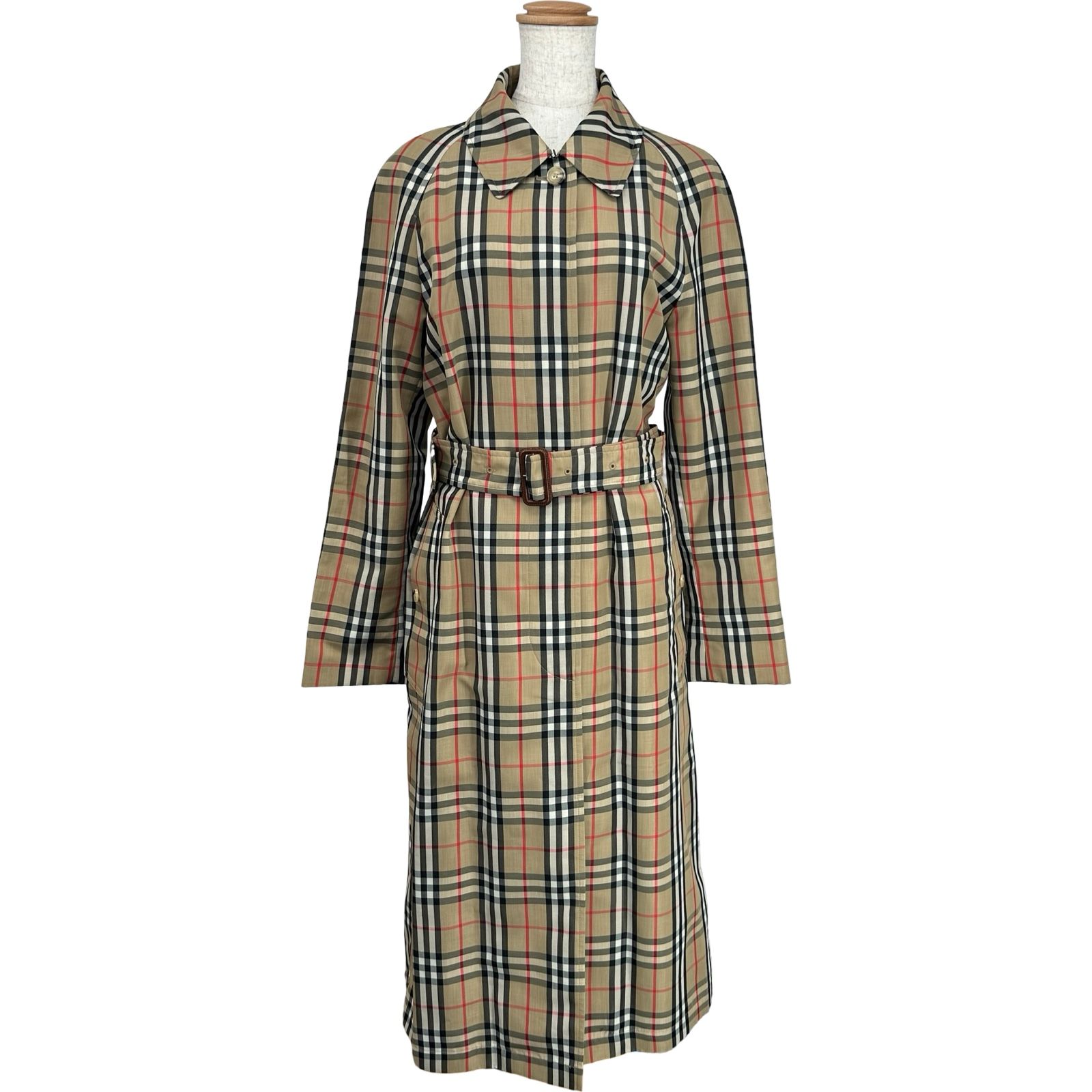 Burberry バーバリー トレンチコート スプリングコート イエローベージュ バーバリー BURBERRY チェック柄スプリングコート 8008846 ベージュ