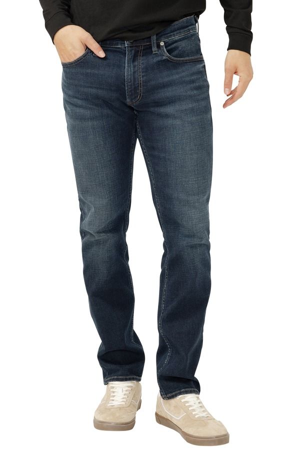 シルバー ジーンズ メンズ ボトムス デニムパンツ ストレート Silver Jeans Co Konrad Slim Straight Leg Jeanstrand
