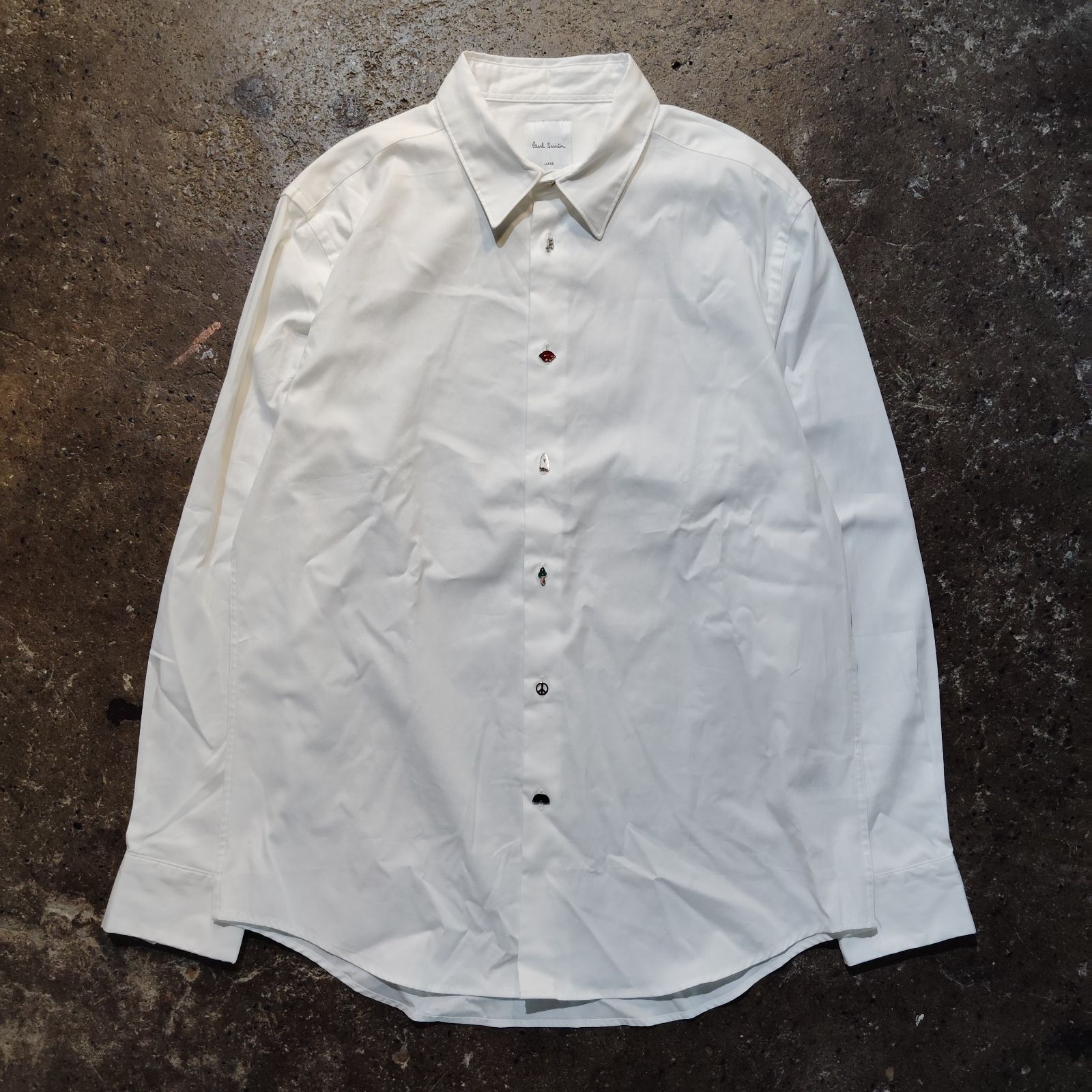 Paul Smith チャームボタン カジュアルシャツ ポールスミス 長袖シャツ 163313 L