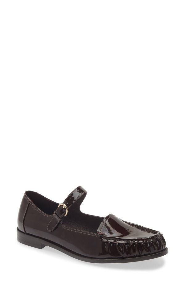 ジェフリー キャンベル レディース シューズ スリッポン・ローファー Jeffrey Campbellillith Mary Jane Flat Brown Patent ブラウン