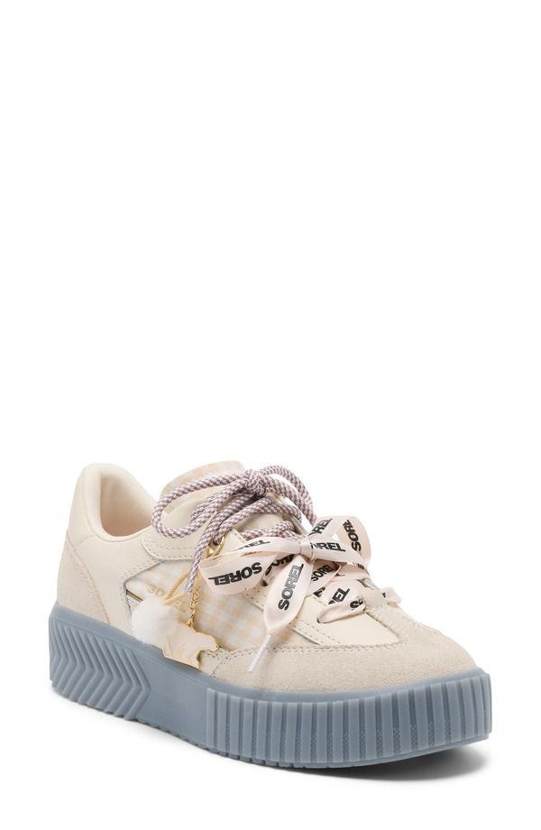 ソレル レディース シューズ スニーカー プラットフォーム SOREL Onave Platform Sneaker Chalk Grey Ash チョーク